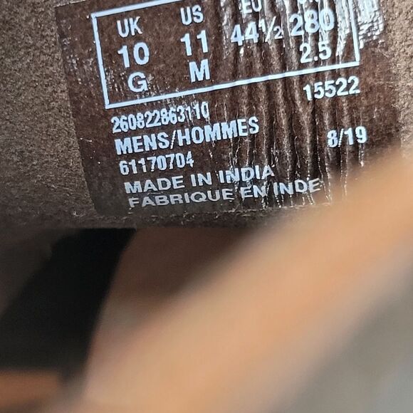 Clarks Bushacre 2 Mens Size 11 Casual Chukka Boot Beeswax Brown - Picture 7 of 10